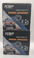 2 Boxs of 2 KSP Performance Wheel Spacers 6X5.5-106-H1.5-FORGED-F26 Black 