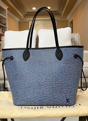 Blue Louis Vuitton Epi Neverfull MM Tote Bag – Designer Revival