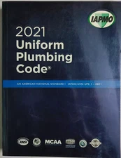 NEW 2021 Uniform Plumbing Code For Safety Sanitary Plumbing New Stoc Free Ship