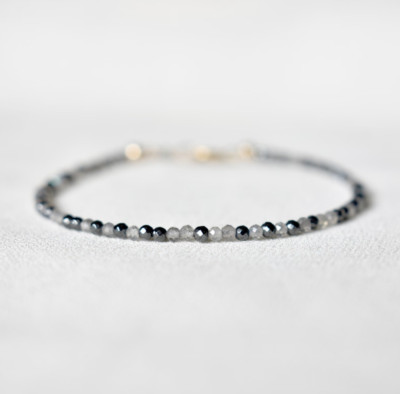2025 NEW!! Labradorite and Hematite Crystal Bracelet Jewelry Women Mother  Gift