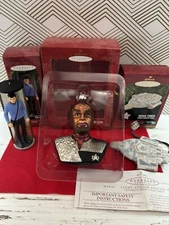 Star Trek Lot Of 3 Dr Leonard McCoy, Lt Com Worf, Defiant wLights FREE Shipping