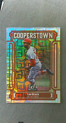2023 Donruss Cooperstown Vector #2 Lou Brock Cardinals