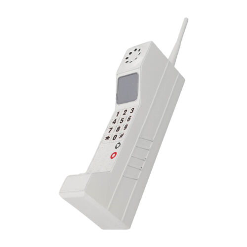 (White) Retro Mobile Phone 80'S 90'S Old Fashioned Portable Brick Cell - Picture 3 of 12