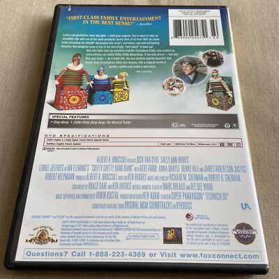 Chitty Chitty Bang Bang (DVD 1968) Dick Van Dyke Sally Ann Howes