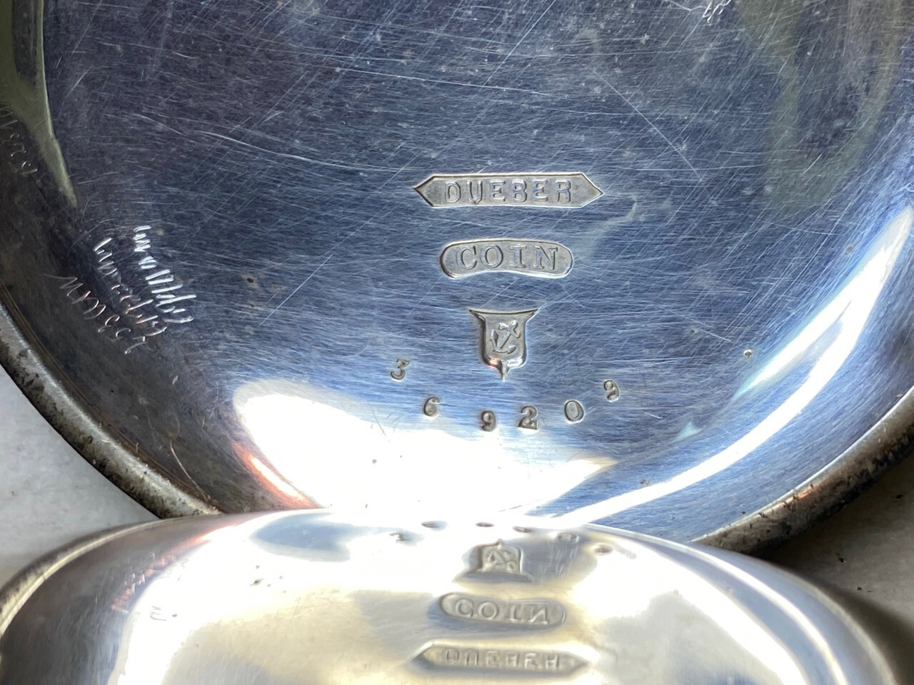 Antique A.W. CO. WALTHAM Pocket Watch DUEBER Coin Silver. 1883 Grade