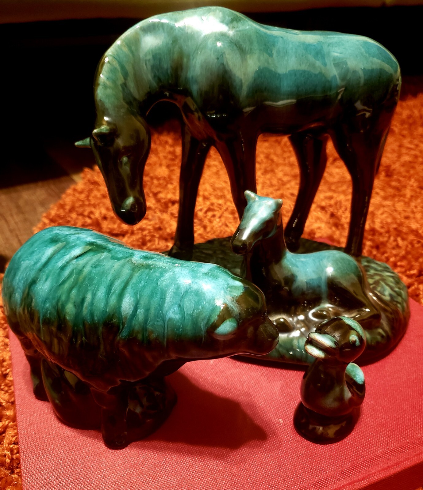 Blue Mountain Pottery BMP Horse Colt Sheep Duck Lot Collectibles