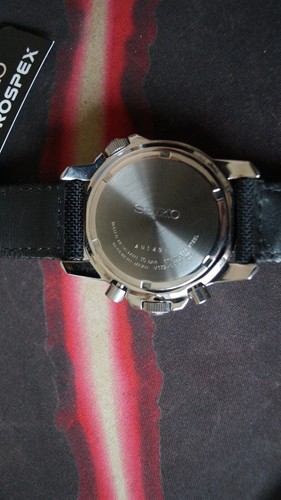 SSC293P1 Seiko ProspeX Aviator pilot chronograph solar quartz case 42mm black - Picture 10 of 21