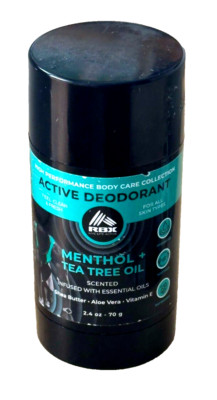 RBX Menthol & Teebaum Deodorant + Ätherische Öle Sheabutter Aloe Vera Vit E
