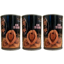 3 Cans Braised Abalone, HACCP Certified (15oz...