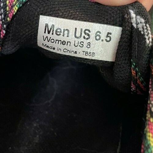 Vans Off the Wall Scarpe Tribali a Righe in Tessuto, Uomo 6.5, Donna 8 - Foto 5 di 7