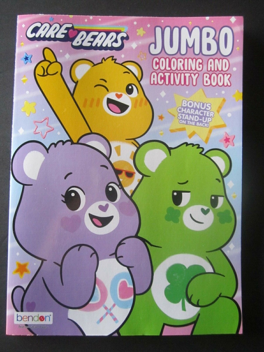 Care Bears Colorful Fun Jumbo Coloring Activity Book W/ Stand-Up