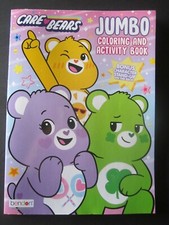 Care Bears Colorful Fun Jumbo Coloring Activity Book W/ Stand-Up Character New