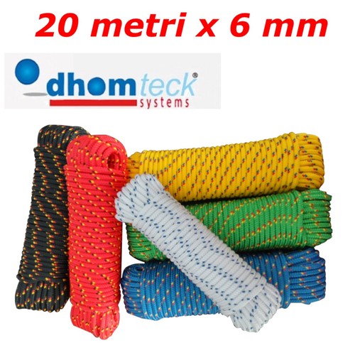 Fune Estensibile In Gomma 20m X 6mm - Corda Nera Per Tendoni E Campeggio - Foto 6