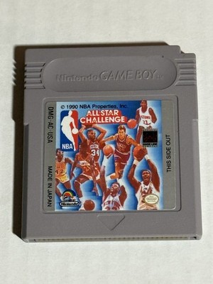 NBA All-Star Challenge Game Nintendo Gameboy Retro Video Games 1990 Basketball