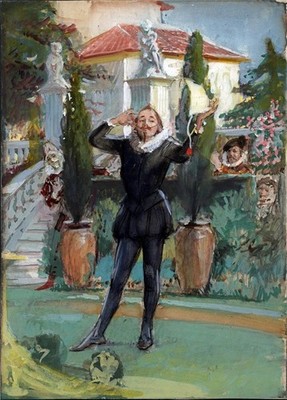 Henry James Haley (1874-1964) - Aquarell Gemälde - Twelfth Night Shakespeare