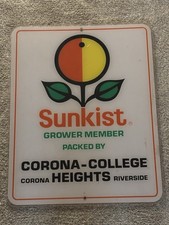 SUNKIST GROVE SIGN                             20 X 15 1/2 Inches