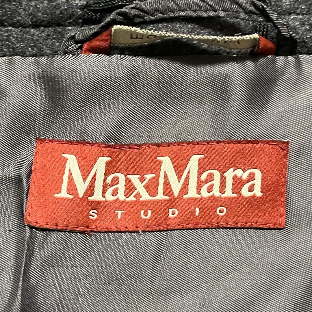 Max Mara Studio Virgin Wool Long Jacket Blouson C… - image 11