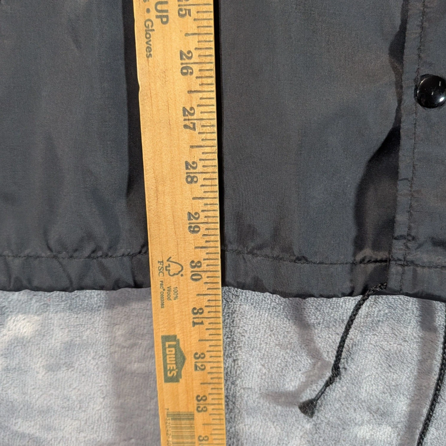 Vintage Masonic 32nd Degree Eagle Patch Coach Jacket Black Hartwell XL USA Made image 5