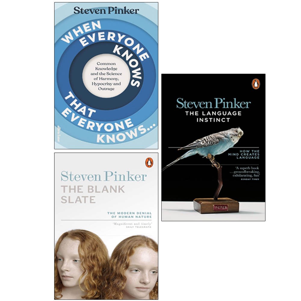 Steven Pinker Collection 3 Books Set The Language Instinct,The Blank Slate,When - Image 3