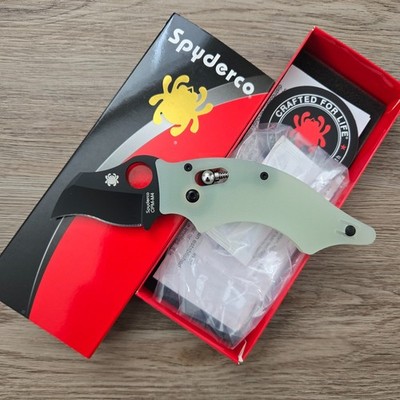 Spyderco Dodo (BHQ Exclusive, CPM M4 Blade, Natural/Jade G10 Handle Scales)