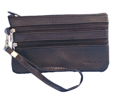 Umschlag Geldbeutel Schlüsselanhänger Kartenetui ECHT LEDER Handgriff Taschen