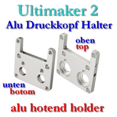 Feder-Sitz + Hotend Isolator Halter - Druckkopf Montage-Platte für Ultimaker UM2