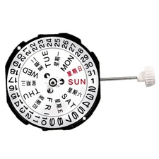 26mm Dual Calendar Day & Date @ 3 Replacement Quartz Watch Movement for SL28 E