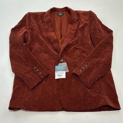 Abbott Elementary Long Sleeve Corduroy Jacket Sienna Brown, Size L