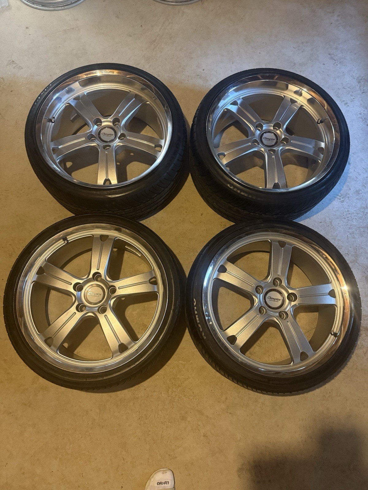 CHAMPION RS97 ORIGINAL FORGED 20 WHEELS SET FOR WIDE BODY 911 PORSCHE