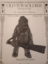 Old Toy Soldier Newsletter Magazine February 1984 Vol 8 No. 1