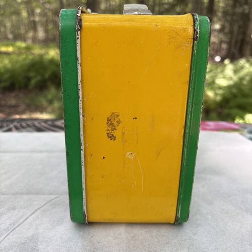 Porta pranzo vintage cavolo toppa bambini metallo no thermos leggermente sbiadito - Foto 4 di 7