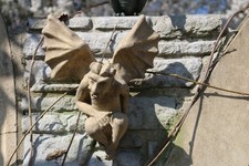 Gargoyle Dämon Teufel Wandhänger Kerze Nr. 2 Steinfigur frostfester Steinguss