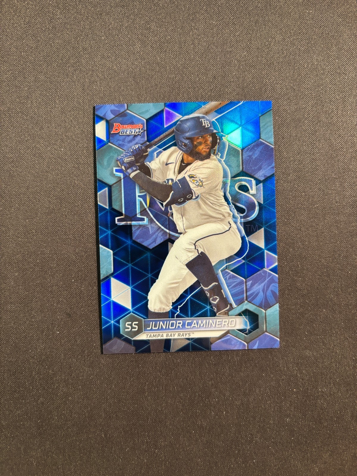 2023 Bowman's Best Junior Caminero Blue Refractor 088/150 BJLB