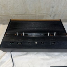 Atari 2600 4 Switch Woodgrain Console Joystick Driver Paddle Wires & 21 Games