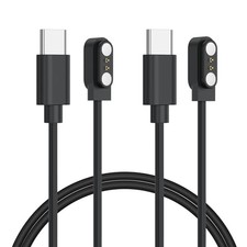Magnetic USB-C Charging Cable for Smartwatches - 2 Pack