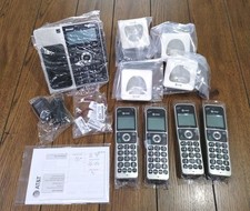 AT&T BL3107-5 Cordless Phone 4 Handsets Bluetooth DECT 6.0 (Missing One Handset)