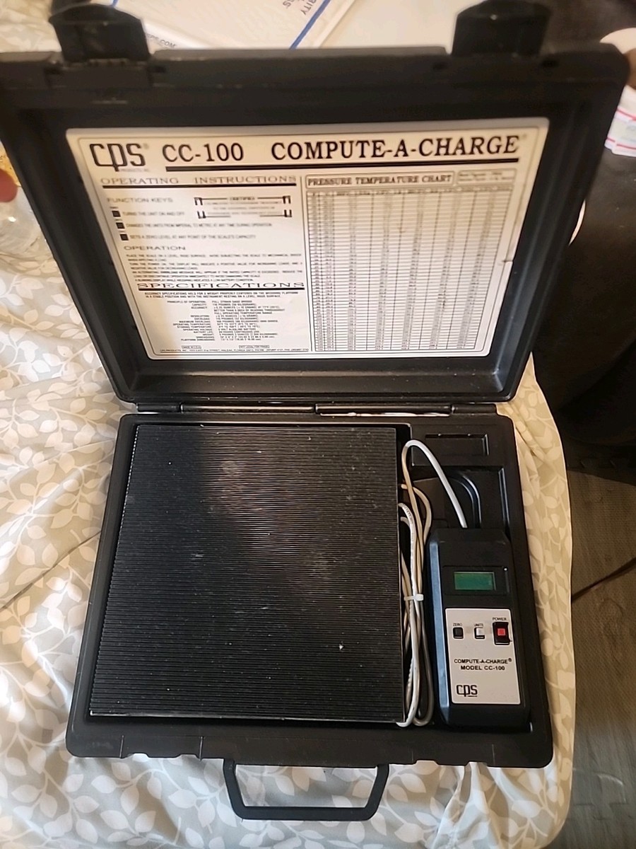 CPS チャージングスケール CC-100 CPS CC100 Compute a Charge HVAC Refrigerant Scale for sale