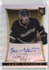 2013-14 Panini Select Rookie Auto Silver Prizm /99 Sami Vatanen #263 Auto r9d