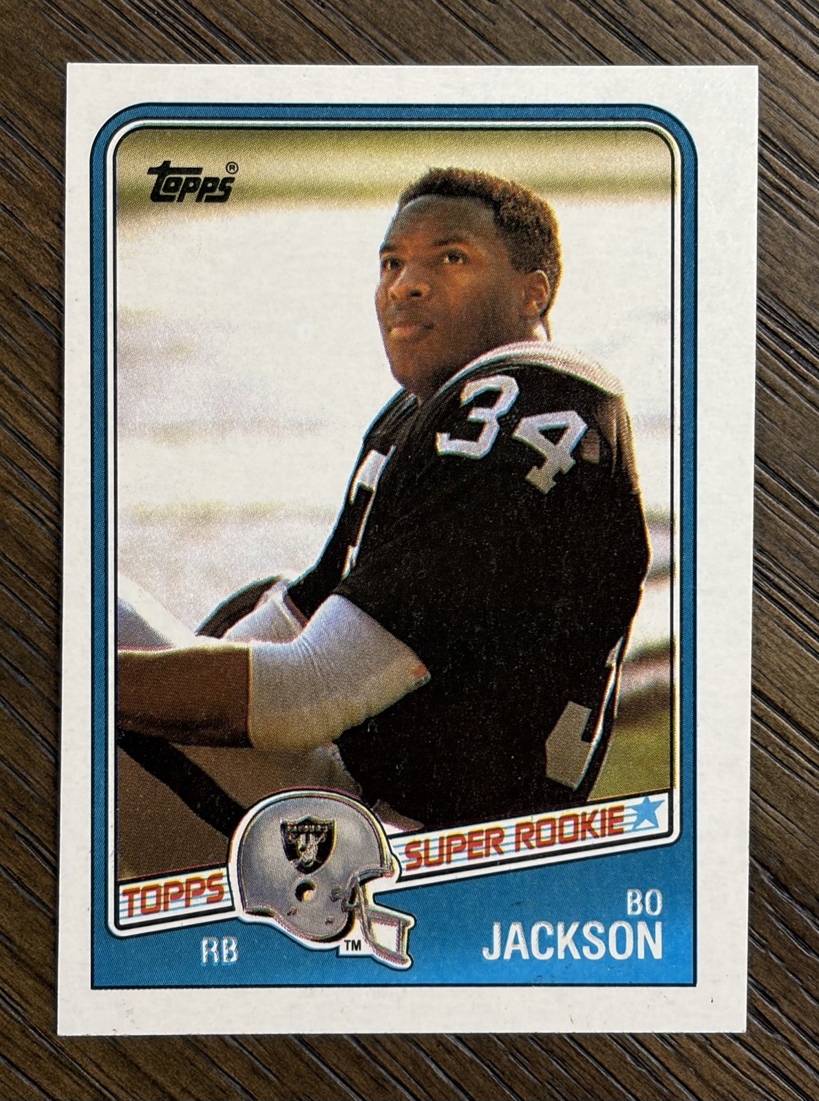1988 Topps Football Bo Jackson Super Rookie RC #327 Oakland Raiders 