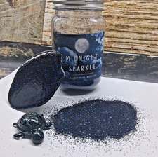Midnight sparkle fine Glitter Mix (2oz) by ReptilesAndResin glitter