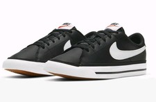 Size 5 GS - Nike Court Legacy Low Black White