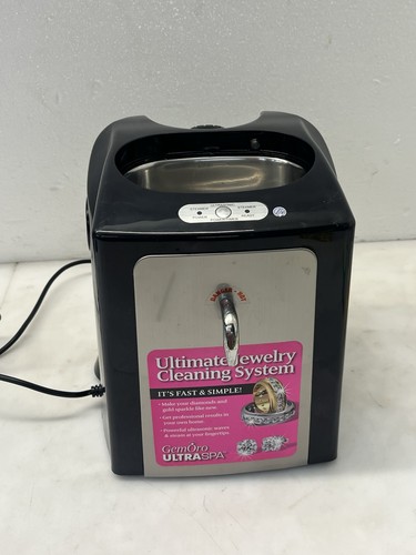 GEMORO Ultra Spa Jewlery Cleaning System Sonic Cleaner 