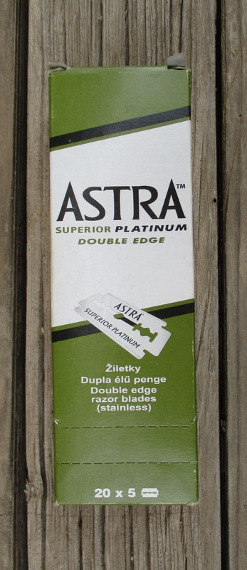 93 ASTRA Superior Platinum Double Edge Razor Blades