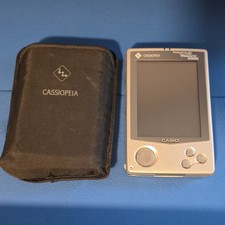 Casio Cassiopeia E-100 PDA Windows CE 32MB Color LCD 240x320 w/ Case