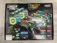 Squad Hero Battle Action Laser Tag 2.0 w/ Rechargeable Station Set of 4
