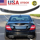 For 2008-14 Benz W204 C Class AMG Style Rear Trunk Spoiler Wing Lip Carbon Fiber
