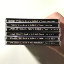 Rock 'N' Roll Hall Of Fame 6 CD Lot: Coasters Drifters Fats Domino Beach Boys