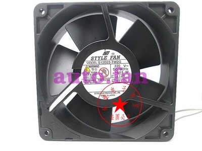 STYLE FAN S12D22-TW2G 220VAC High temperature resistant cooling fan 120*120 *yt