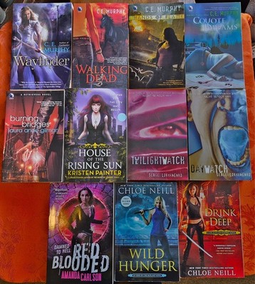 Lot of 11 Paranormal Urban Fantasy Books- Lukyanenko, CE Murphy, Chloe Neill etc