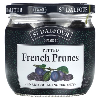 ST DALFOUR Pitted Giant French Prunes, 7 Ounce